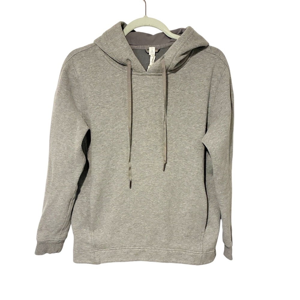 Lululemon Wind Down Pullover Heathered Medium Grey / Slate Size 8 Sweatshirt